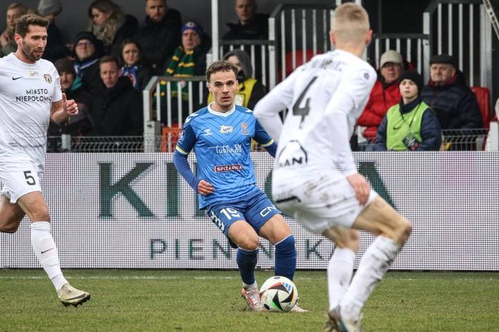 Football. PKO BP Ekstraklasa. Puszcza Niepolomice - Motor Lublin. 02.03.2025