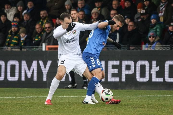 Football. PKO BP Ekstraklasa. Puszcza Niepolomice - Motor Lublin. 02.03.2025