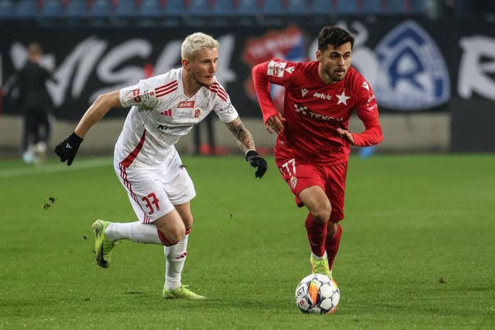 Football. Betclic 1. Liga. Wisla Krakow - LKS Lodz. 30.11.2024