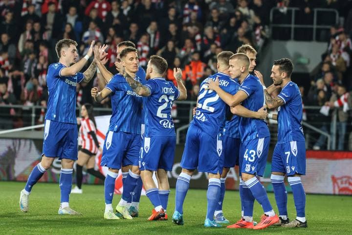 Football. PKO BP Ekstraklasa. Cracovia - Lech Poznan. 19.10.2024