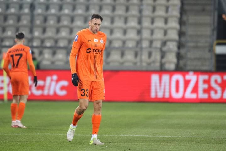 Football. PKO BP Ekstraklasa. Puszcza Niepolomice - Zaglebie Lubin. 10.02.2025