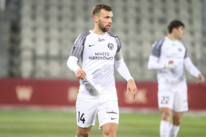 Football. PKO BP Ekstraklasa. Puszcza Niepolomice - Zaglebie Lubin. 10.02.2025