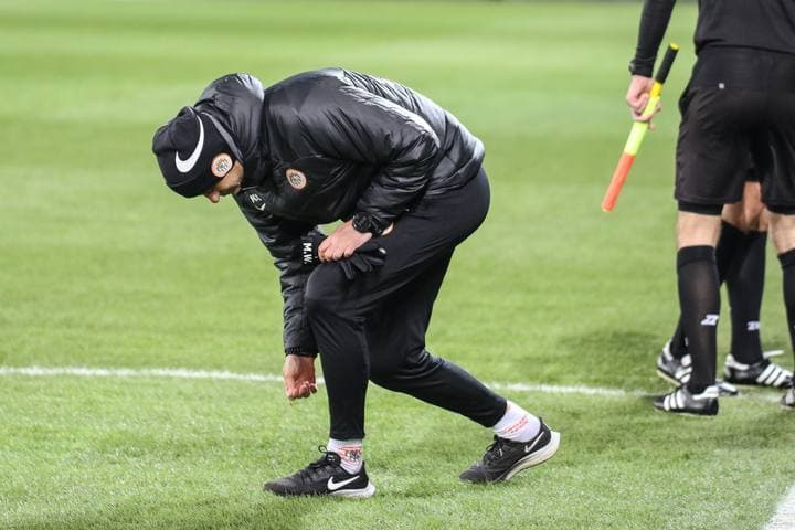 Football. PKO BP Ekstraklasa. Puszcza Niepolomice - Zaglebie Lubin. 10.02.2025