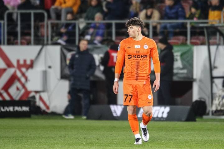 Football. PKO BP Ekstraklasa. Puszcza Niepolomice - Zaglebie Lubin. 10.02.2025