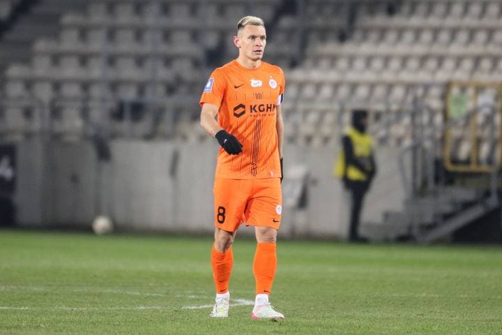 Football. PKO BP Ekstraklasa. Puszcza Niepolomice - Zaglebie Lubin. 10.02.2025