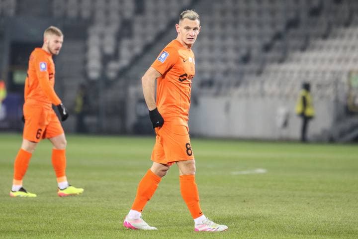 Football. PKO BP Ekstraklasa. Puszcza Niepolomice - Zaglebie Lubin. 10.02.2025