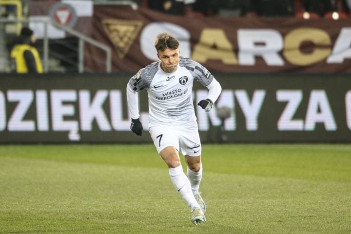 Football. PKO BP Ekstraklasa. Puszcza Niepolomice - Zaglebie Lubin. 10.02.2025