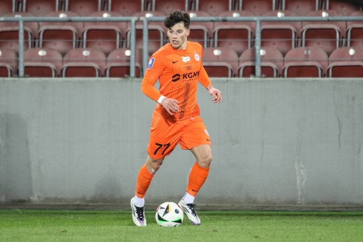 Football. PKO BP Ekstraklasa. Puszcza Niepolomice - Zaglebie Lubin. 10.02.2025