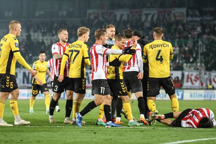 Football. PKO BP Ekstraklasa. Cracovia - GKS Katowice. 09.11.2024