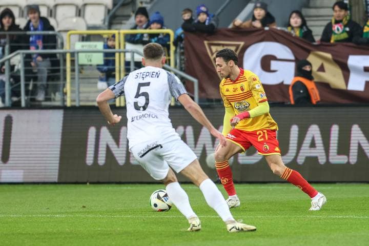 Football. PKO BP Ekstraklasa. Puszcza Niepolomice - Jagiellonia Bialystok. 08.12.2024