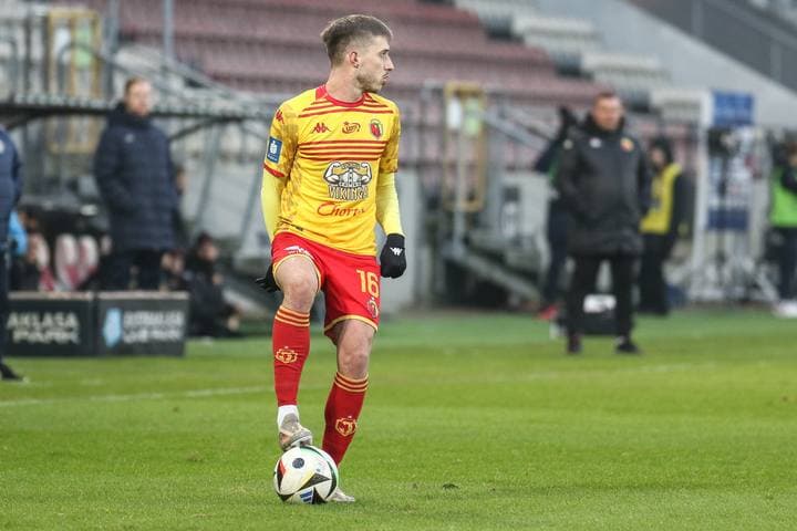 Football. PKO BP Ekstraklasa. Puszcza Niepolomice - Jagiellonia Bialystok. 08.12.2024