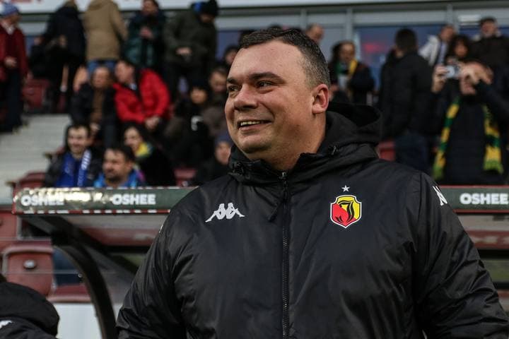 Football. PKO BP Ekstraklasa. Puszcza Niepolomice - Jagiellonia Bialystok. 08.12.2024