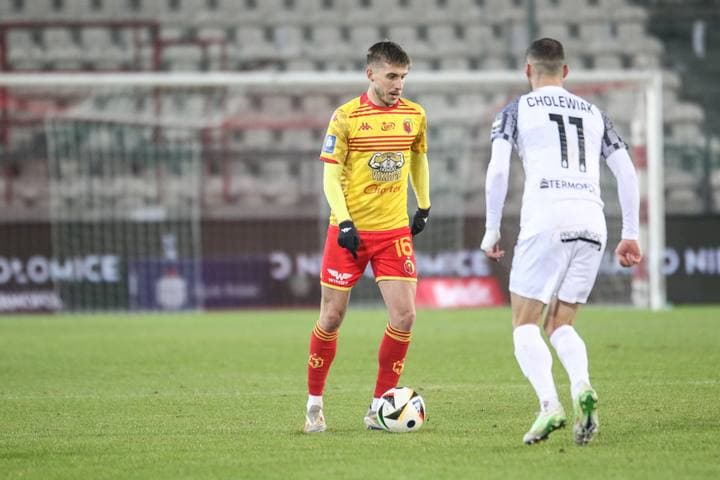 Football. PKO BP Ekstraklasa. Puszcza Niepolomice - Jagiellonia Bialystok. 08.12.2024