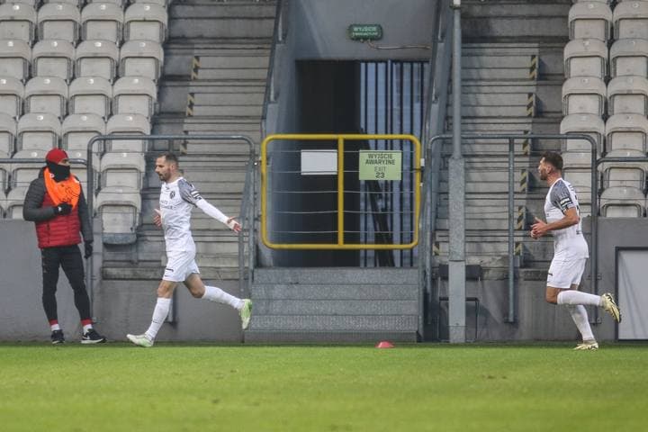 Football. PKO BP Ekstraklasa. Puszcza Niepolomice - Jagiellonia Bialystok. 08.12.2024