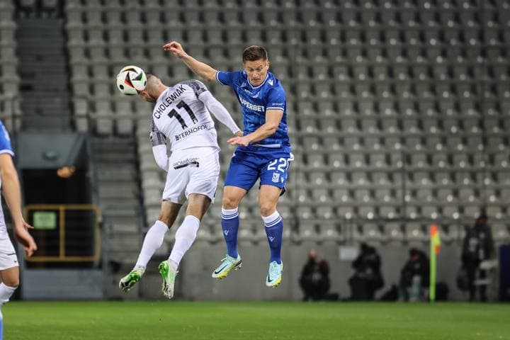 Football. PKO BP Ekstraklasa. Puszcza Niepolomice - Lech Poznan. 02.11.2024