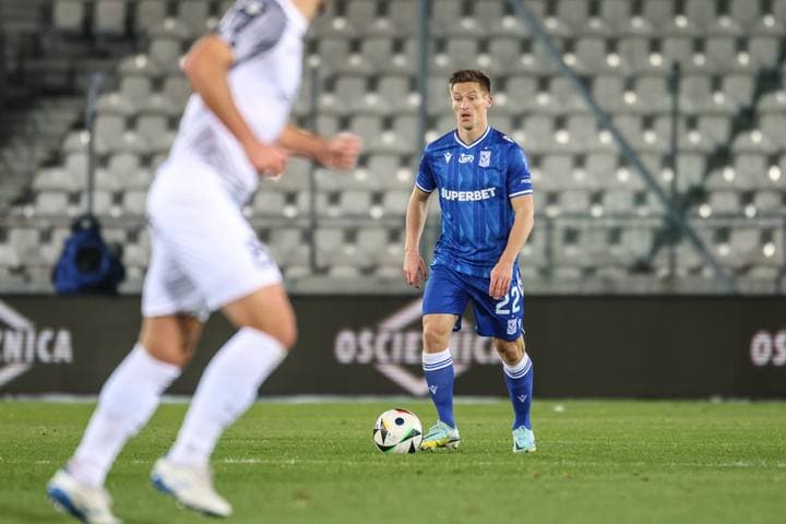 Football. PKO BP Ekstraklasa. Puszcza Niepolomice - Lech Poznan. 02.11.2024
