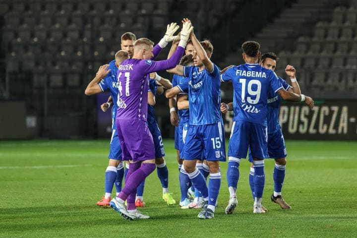 Football. PKO BP Ekstraklasa. Puszcza Niepolomice - Lech Poznan. 02.11.2024