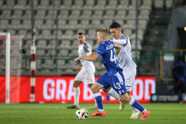 Football. PKO BP Ekstraklasa. Puszcza Niepolomice - Lech Poznan. 02.11.2024