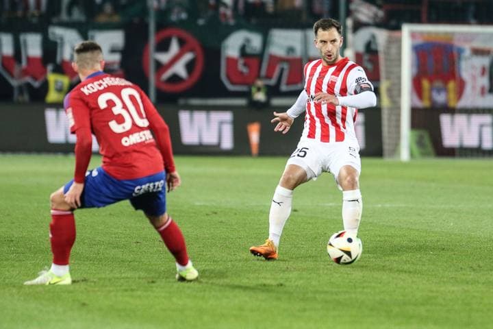 Football. PKO BP Ekstraklasa. Cracovia - Rakow Czestochowa. 01.02.2025