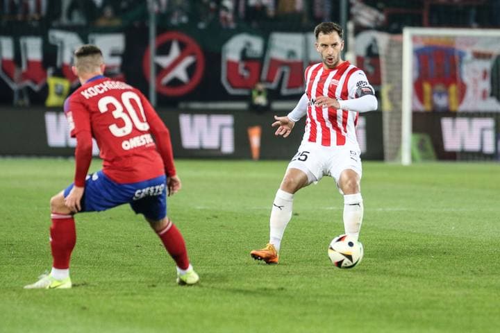 Football. PKO BP Ekstraklasa. Cracovia - Rakow Czestochowa. 01.02.2025