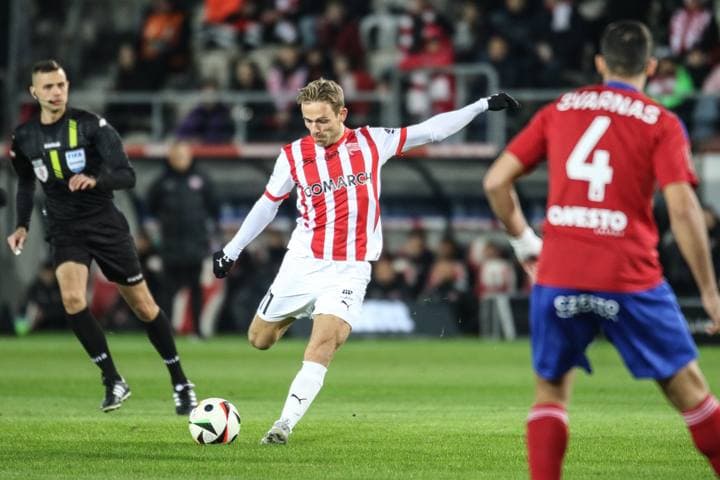 Football. PKO BP Ekstraklasa. Cracovia - Rakow Czestochowa. 01.02.2025