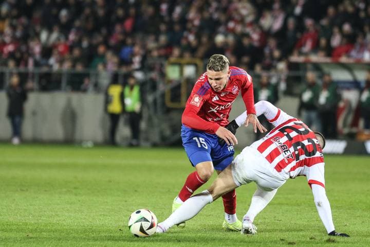 Football. PKO BP Ekstraklasa. Cracovia - Rakow Czestochowa. 01.02.2025
