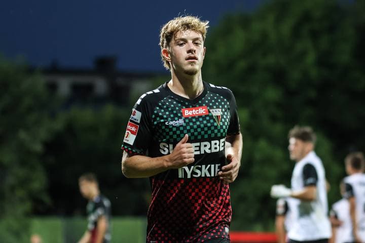 Football. Betclic 1 Liga. Puszcza Niepolomice - GKS Tychy. 21.08.2025