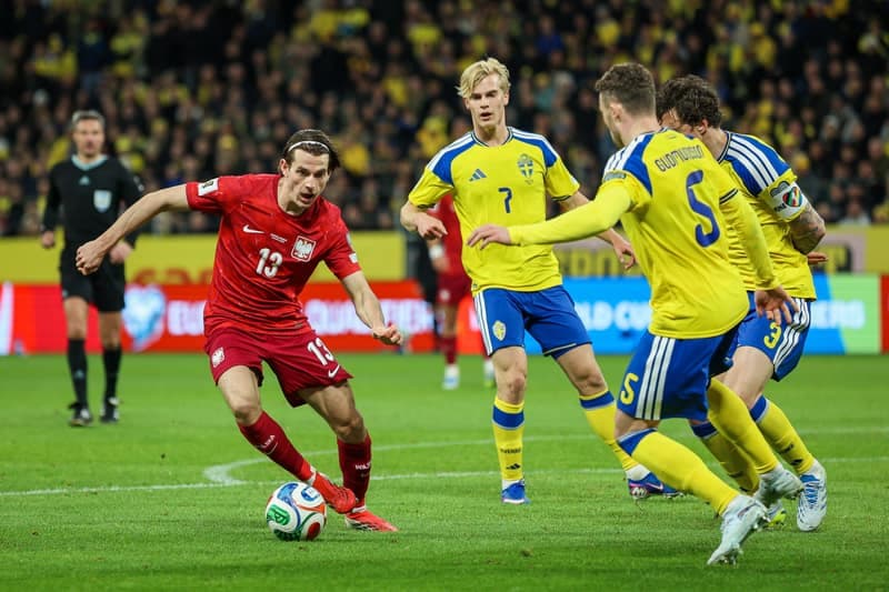 Football. FIFA World Cup Qualifiers. Sweden - Poland. 31.03.2026