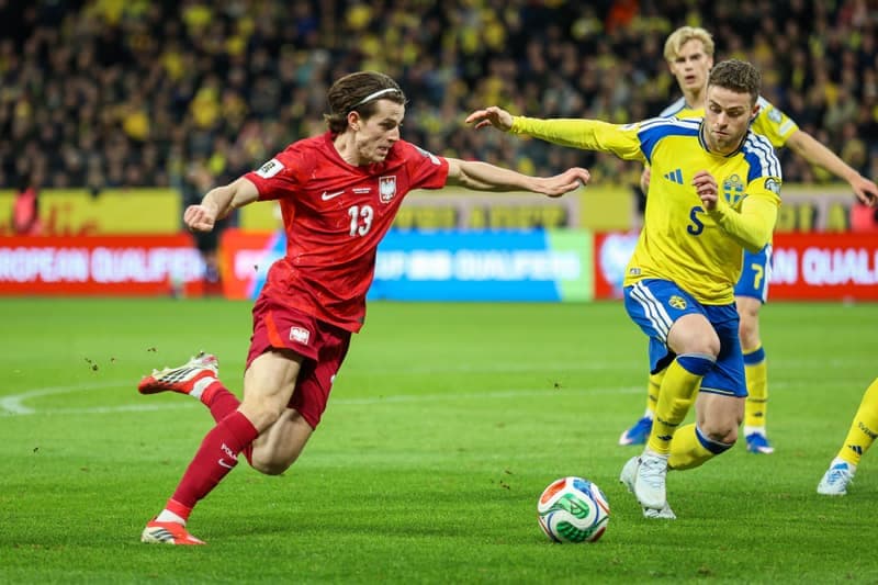 Football. FIFA World Cup Qualifiers. Sweden - Poland. 31.03.2026