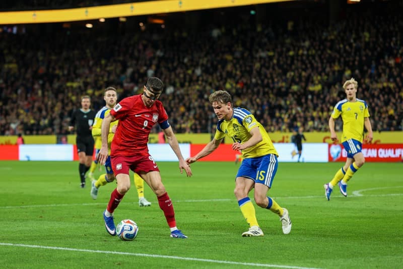 Football. FIFA World Cup Qualifiers. Sweden - Poland. 31.03.2026
