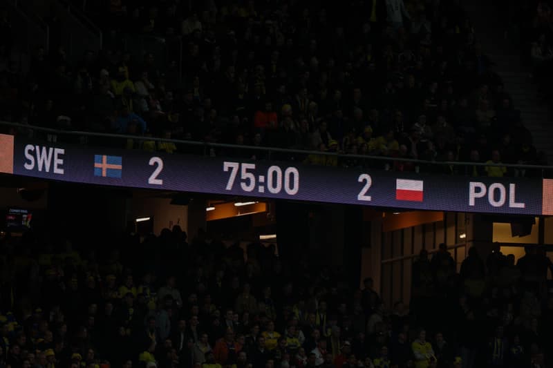 Football. FIFA World Cup Qualifiers. Sweden - Poland. 31.03.2026