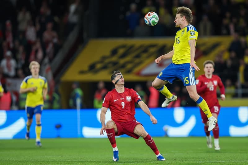 Football. FIFA World Cup Qualifiers. Sweden - Poland. 31.03.2026