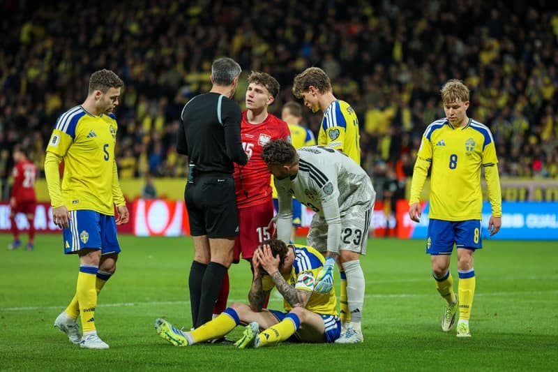 Football. FIFA World Cup Qualifiers. Sweden - Poland. 31.03.2026