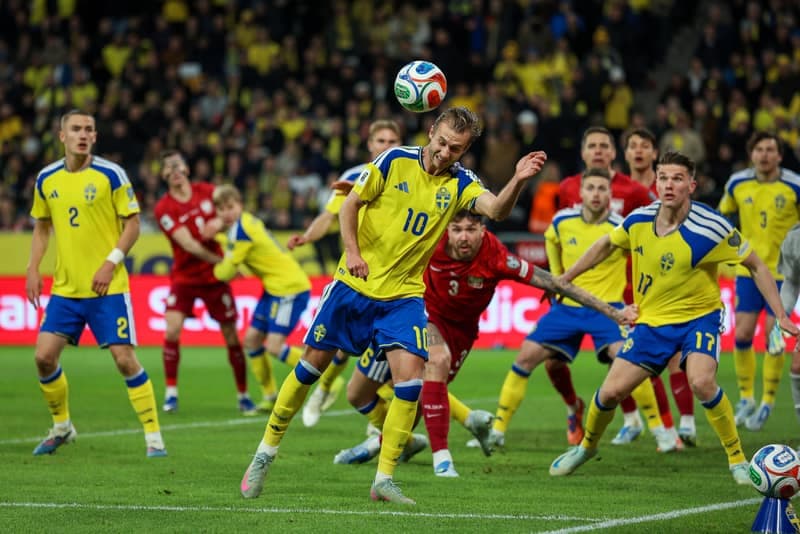 Football. FIFA World Cup Qualifiers. Sweden - Poland. 31.03.2026