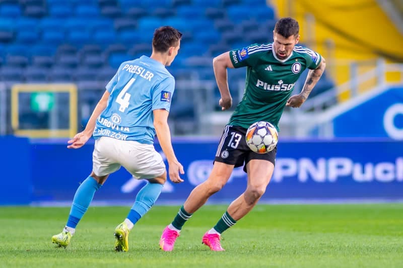 Football. Polish Cup Semi-Final. Ruch Chorzow - Legia Warsaw. 02.04.2025