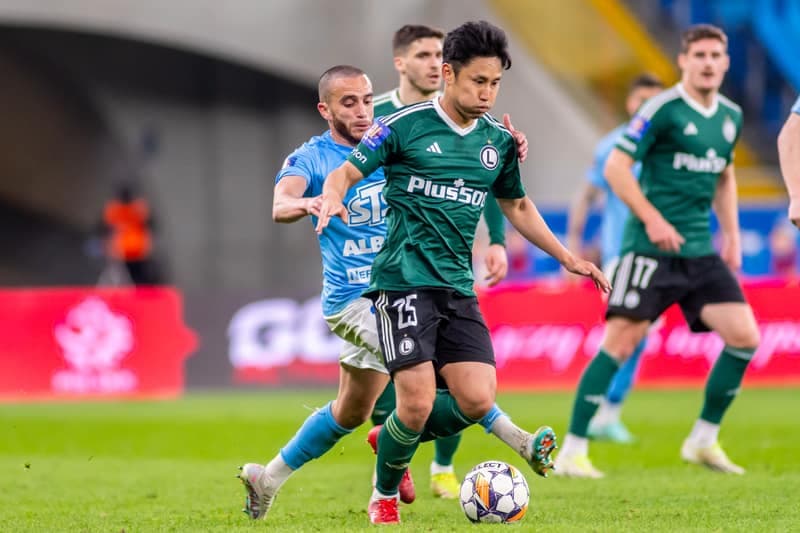 Football. Polish Cup Semi-Final. Ruch Chorzow - Legia Warsaw. 02.04.2025