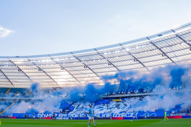 Football. Polish Cup Semi-Final. Ruch Chorzow - Legia Warsaw. 02.04.2025