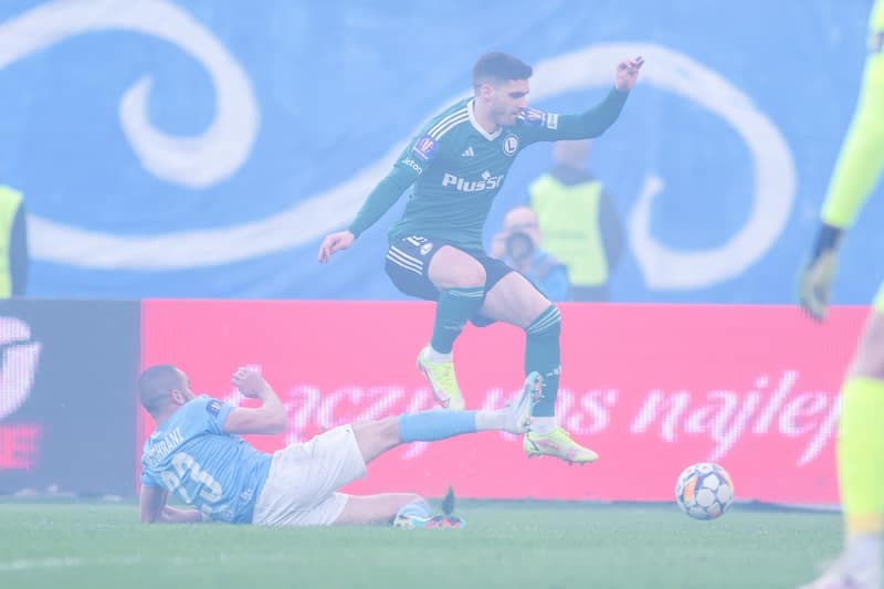 Football. Polish Cup Semi-Final. Ruch Chorzow - Legia Warsaw. 02.04.2025