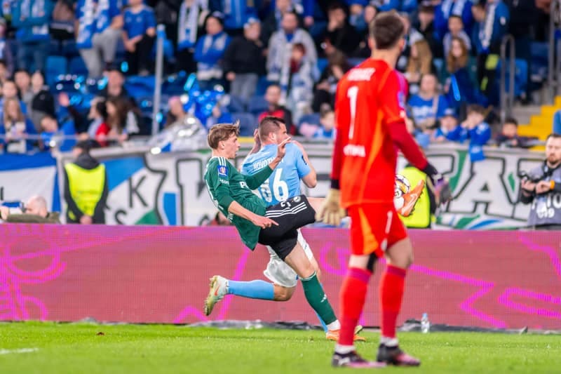 Football. Polish Cup Semi-Final. Ruch Chorzow - Legia Warsaw. 02.04.2025