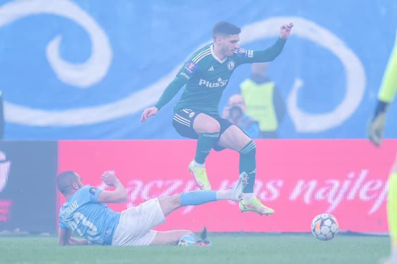 Football. Polish Cup Semi-Final. Ruch Chorzow - Legia Warsaw. 02.04.2025