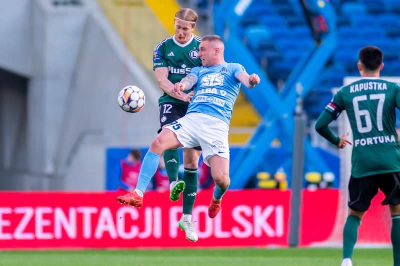 Football. Polish Cup Semi-Final. Ruch Chorzow - Legia Warsaw. 02.04.2025