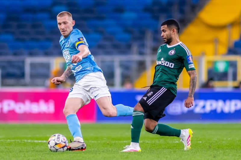 Football. Polish Cup Semi-Final. Ruch Chorzow - Legia Warsaw. 02.04.2025