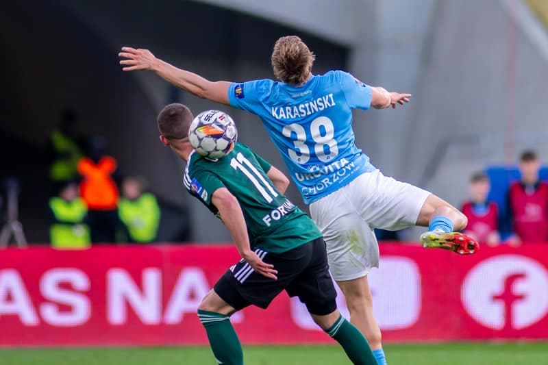 Football. Polish Cup Semi-Final. Ruch Chorzow - Legia Warsaw. 02.04.2025