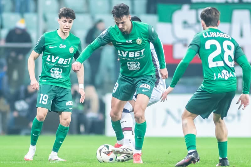 Football. PKO BP Ekstraklasa. Slask Wroclaw - Pogon Szczecin. 07.03.2025