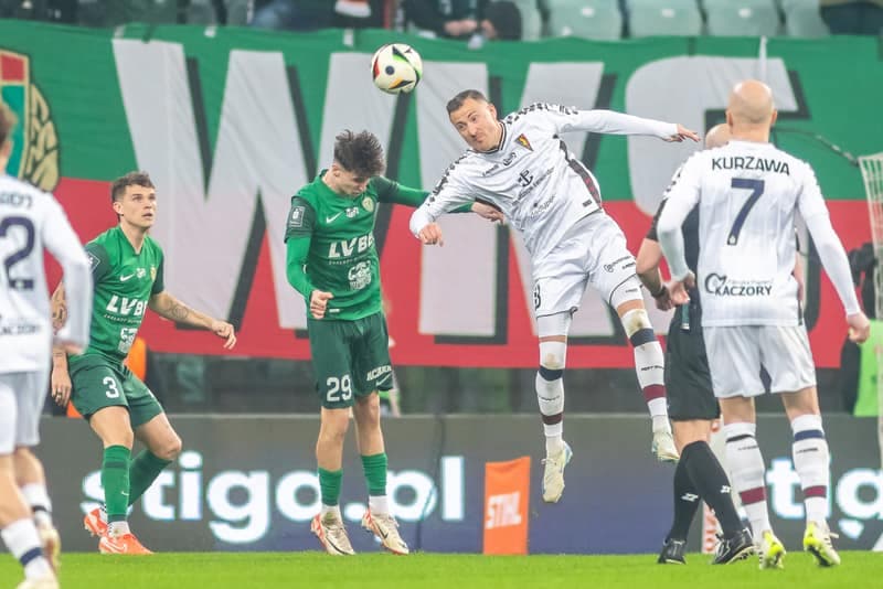 Football. PKO BP Ekstraklasa. Slask Wroclaw - Pogon Szczecin. 07.03.2025