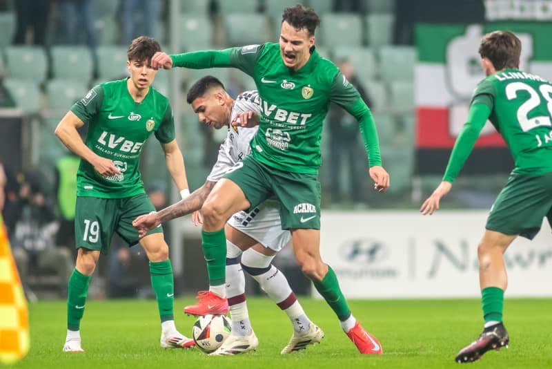 Football. PKO BP Ekstraklasa. Slask Wroclaw - Pogon Szczecin. 07.03.2025