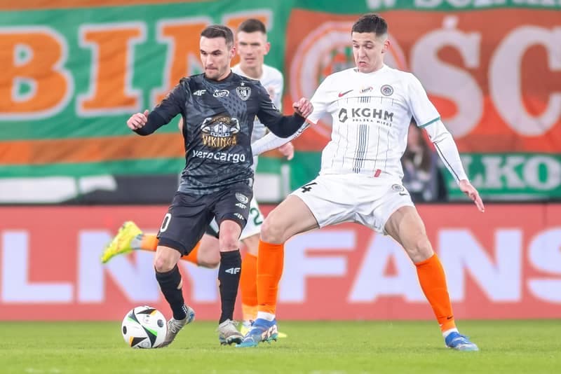 Football. PKO BP Ekstraklasa. Zaglebie Lubin - Piast Gliwice. 01.03.2025