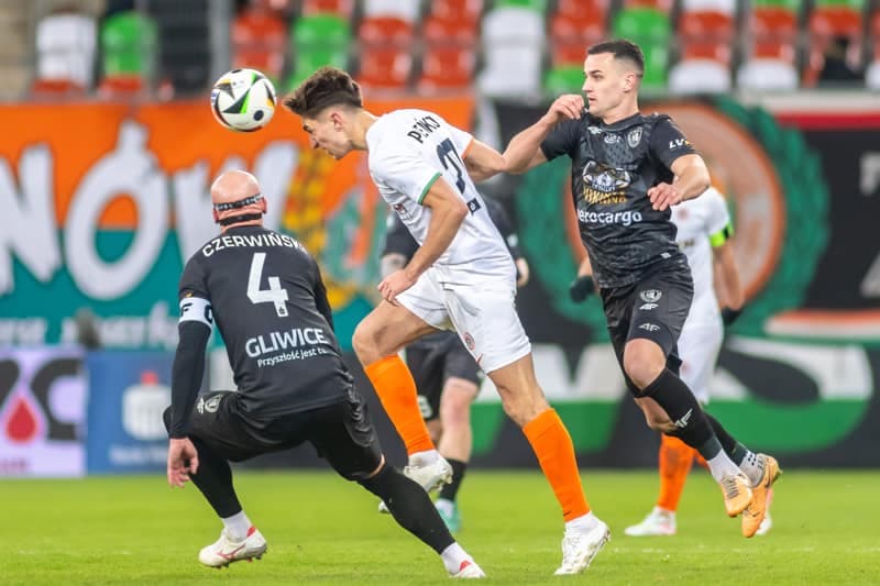 Football. PKO BP Ekstraklasa. Zaglebie Lubin - Piast Gliwice. 01.03.2025