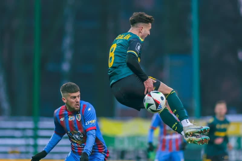 Football. PKO BP Ekstraklasa. GKS Katowice - Piast Gliwice. 16.02.2025
