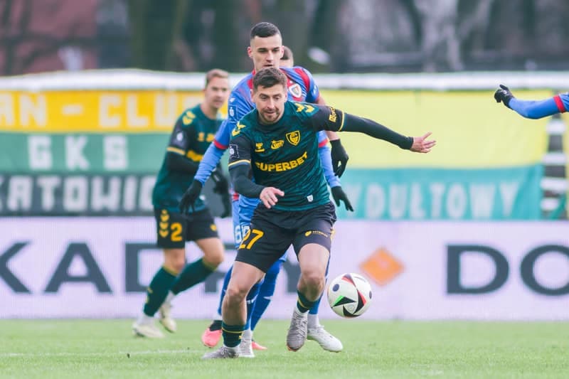 Football. PKO BP Ekstraklasa. GKS Katowice - Piast Gliwice. 16.02.2025